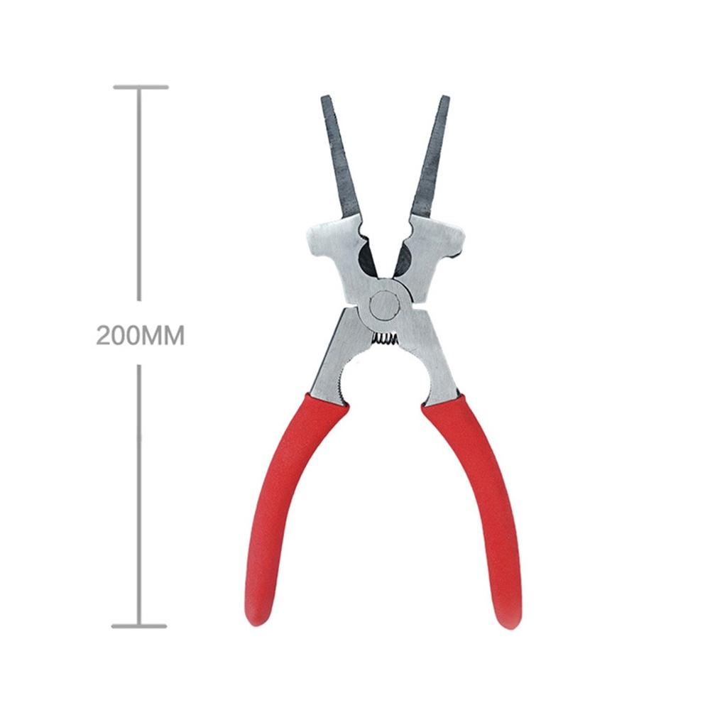 Shearcutter Slim Long Needle Nose Multi Function Cutter Pliers (Red)