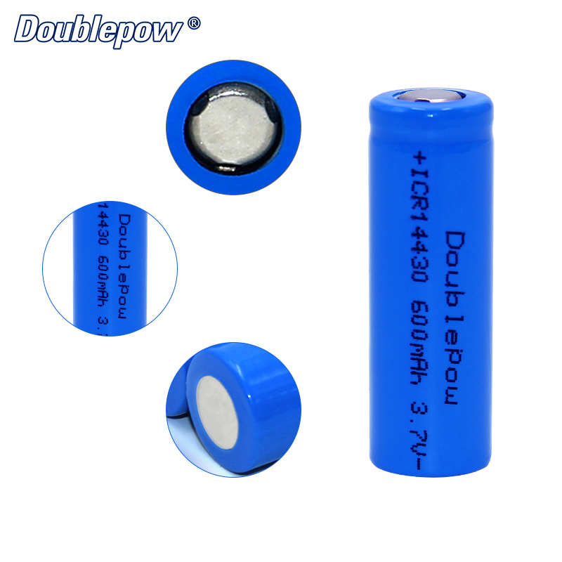 Factory Price 3.7V ICR 14430 600mAh Rechargeable li-ion Battery Cell