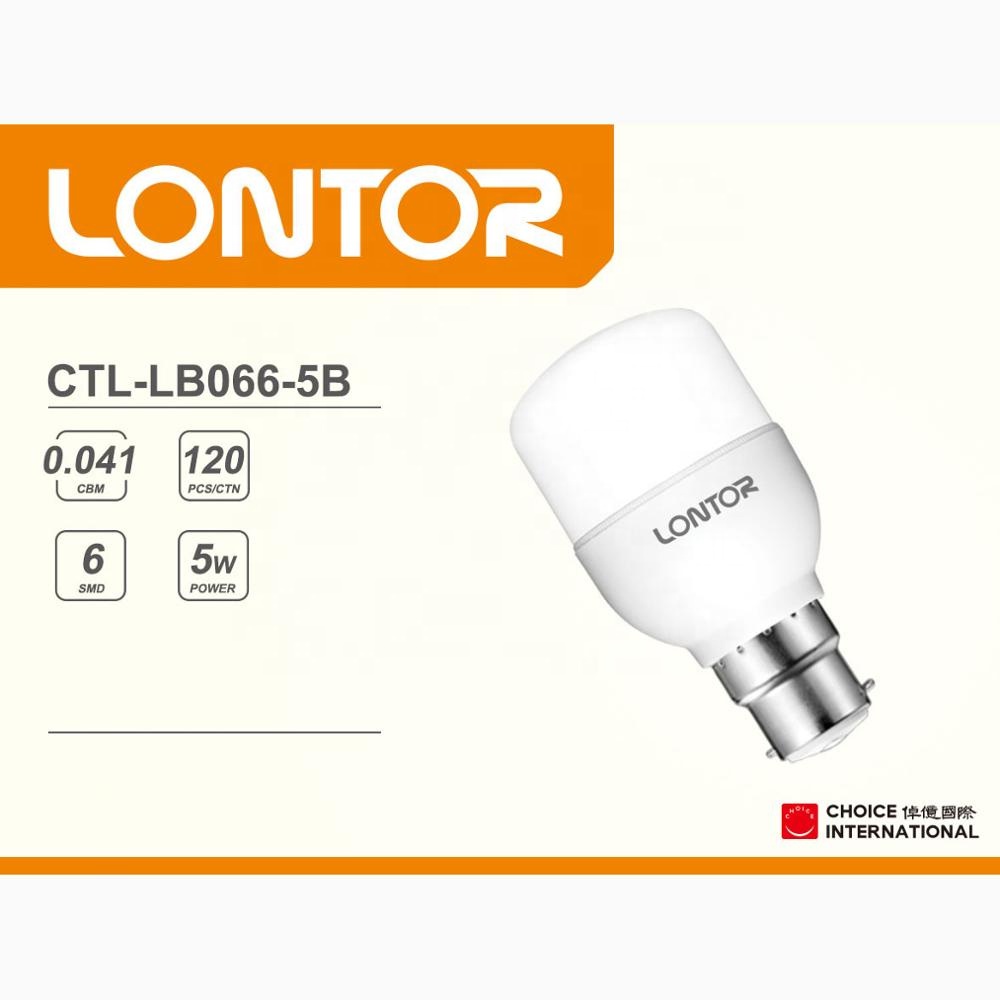 LONTOR energy-saving LED AC bulbs CTL-LB066-5