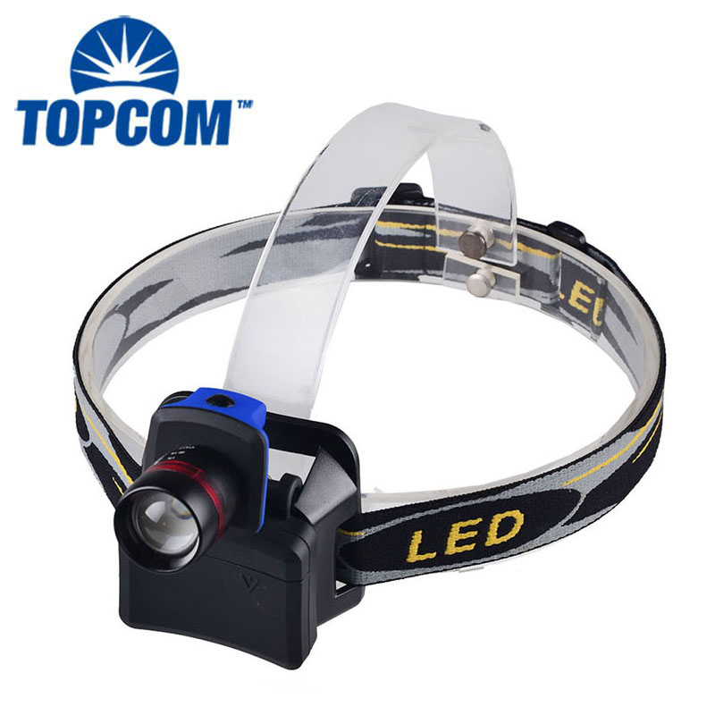Adjustable Beam 3W Cheap LED Headlamp Headlight with Cap Clip