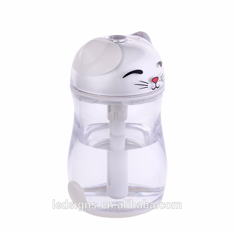 Cartoon Design Car Ultrasonic Humidifier Aroma Diffuser with Led Lights