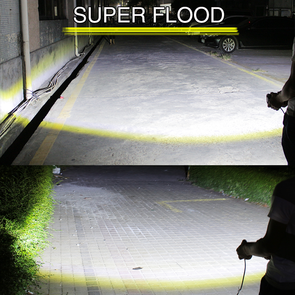 Led Light Bar, 5 Inch (2PC)Flood Beam Led Pod Fog Driving Lamp Off Road Work Light Bars for SUV UTV ATV Truck Boat Marin