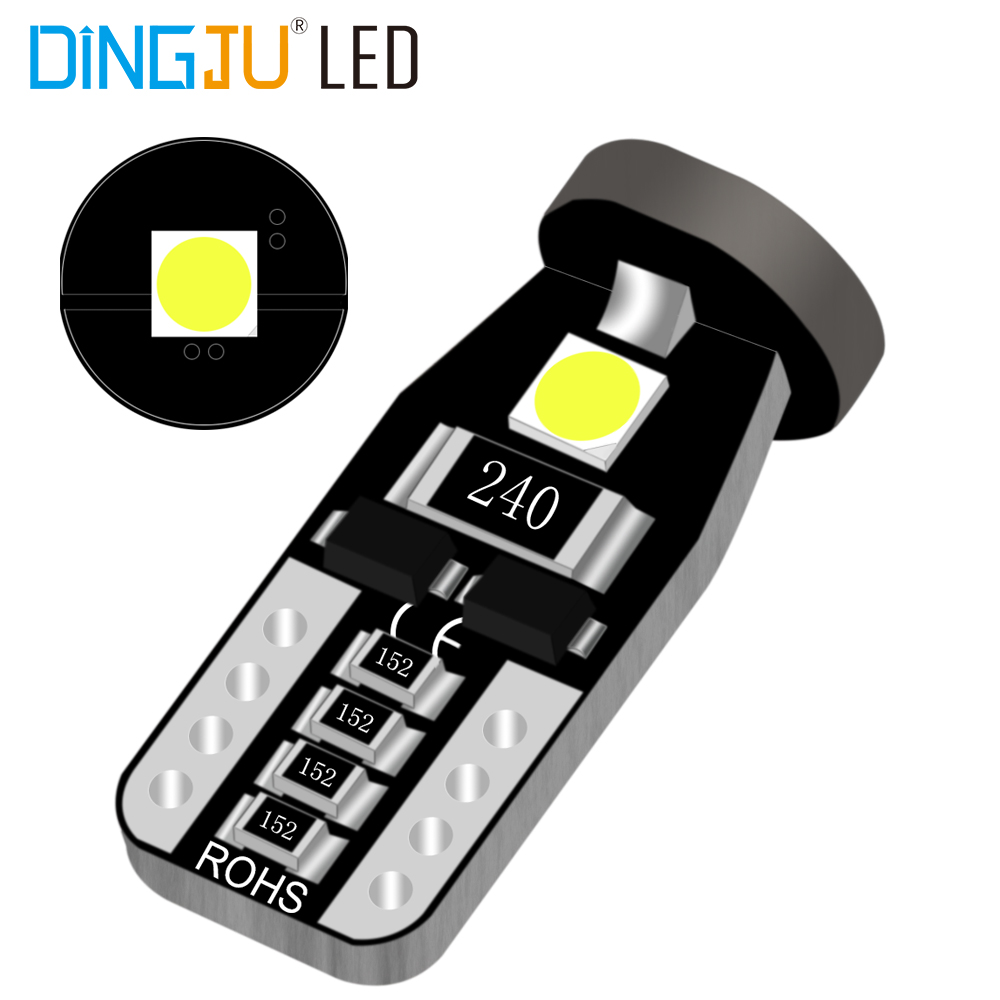 Factory Hot Sales T10 W5w 194 3smd 3030 Led Auto Bulb 12v 200lm Decoding Interior Lights Width Lamp Warm White Competitive Price