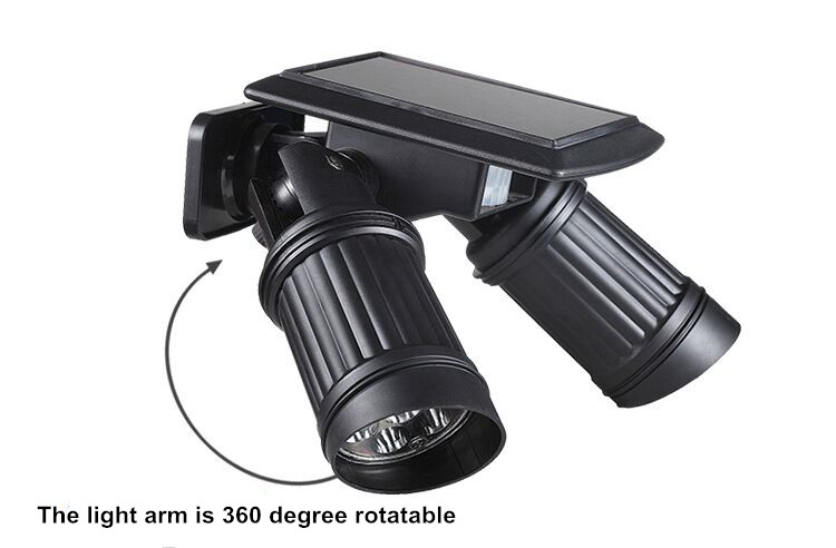 Factory Directly Telescope Shape Garden PIR Wall Solar Sensor LED Light Spot light