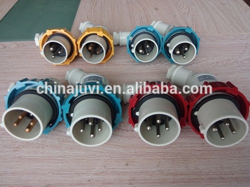 792755 IEC Industrial female Electrical Waterproof IP56 plugs 3pin marine plug 100-130v 16A/20A