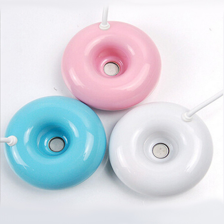 Skin Care Lovely Looking Ultrasonic Doughnut Aroma Diffuser Office Usage