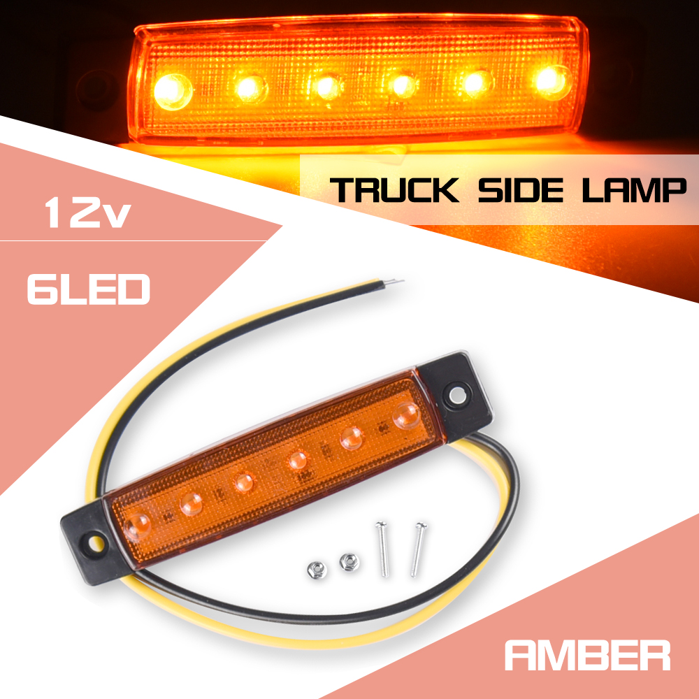 12v 24v Universal Truck Side Lamp,led Side Marker Lights For Trucks