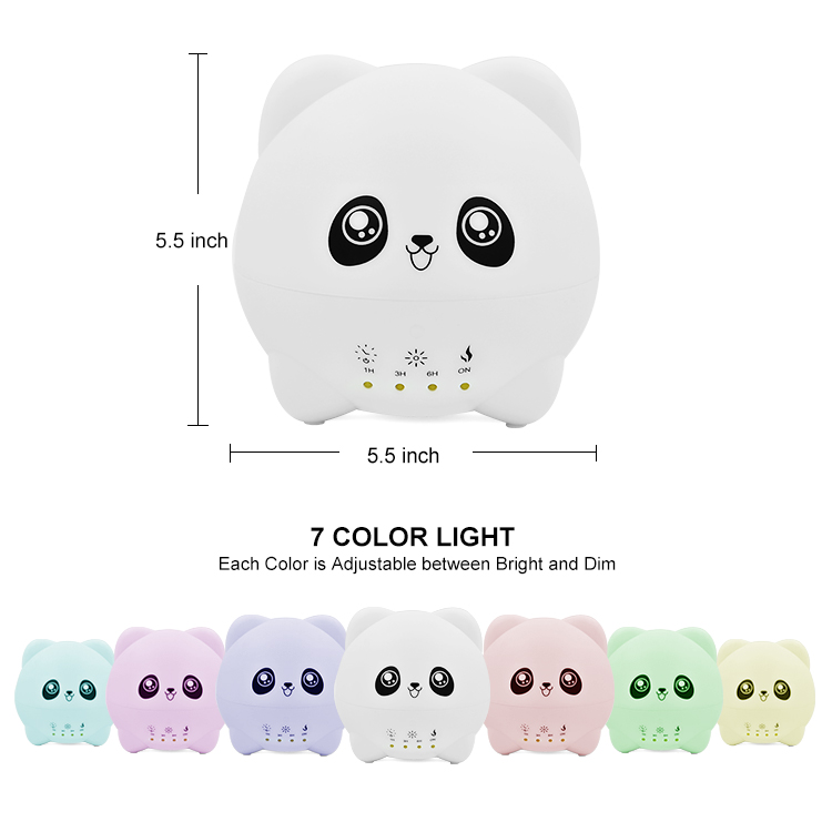 New Design Panda Shape Hot Sale Portable Humidifier Water Bottle Mini Portable Humidifier Cute Humidifier