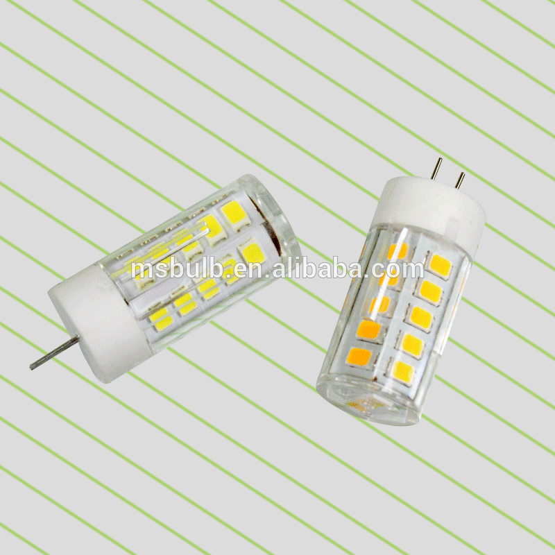 China Manufacturer SMD2835 g4 led bulb 6w 500lm ceramic led G4 lamp 3000k/4000k/6000k