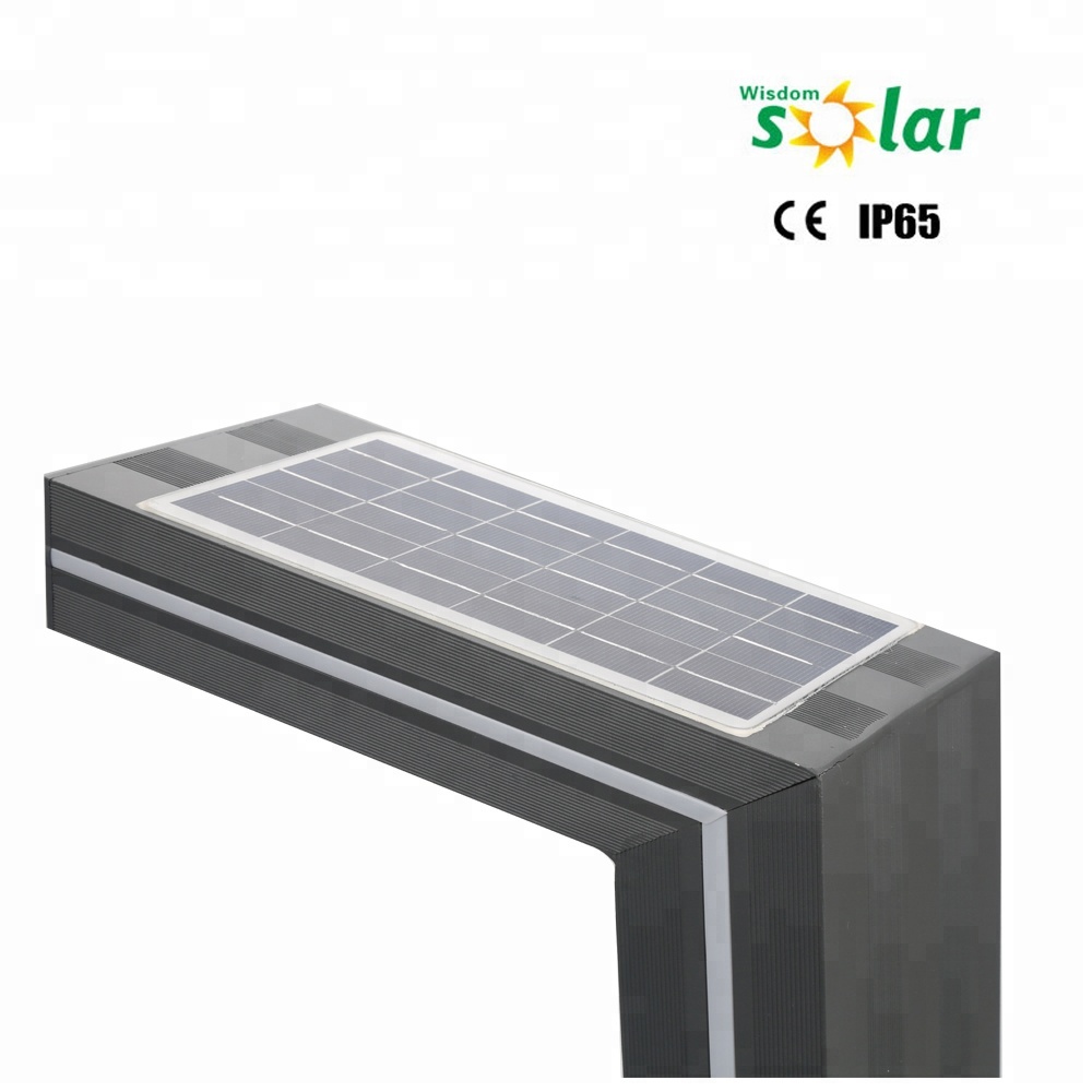 Square lamp posts led solar stake light innovation solar garden light(JR-CP86)