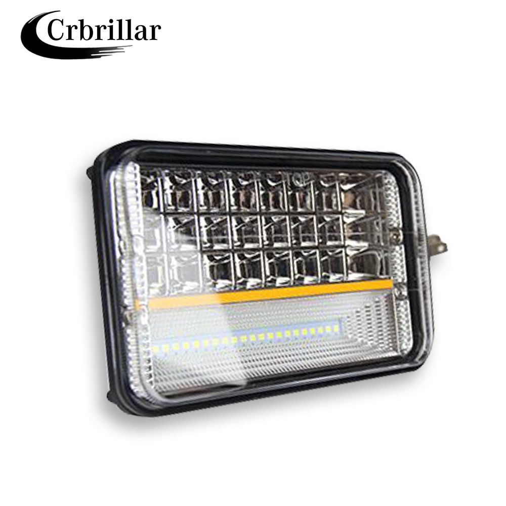 IP67 led square light 4X6 5inch square led driving work light 12V 24 V