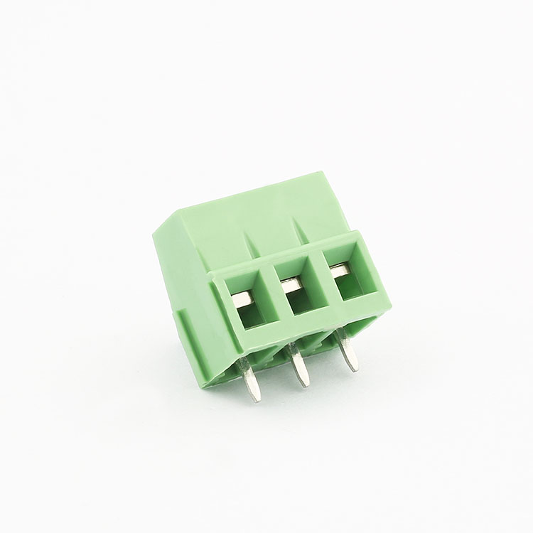 Europe Type 3.5mm 12A 300V PCB Plug mounting terminal block