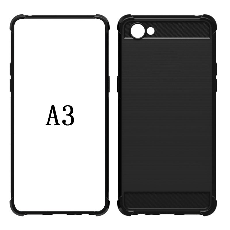 Carbon Fiber Soft Tpu case for OPPO A3