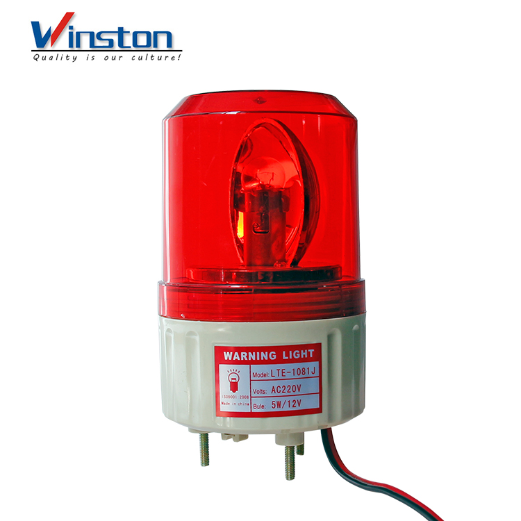 LTE1081 Red Green Blue Yellow Mini Light Bulb Rotation Warning Light