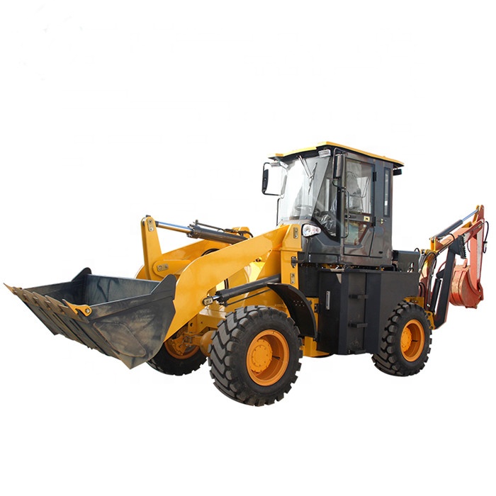 Chinese 4x4 compact Low price new mini backhoe loader for sale