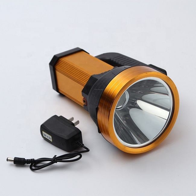 Hand lamp searchlight LED rechargeable glare portable flashlight