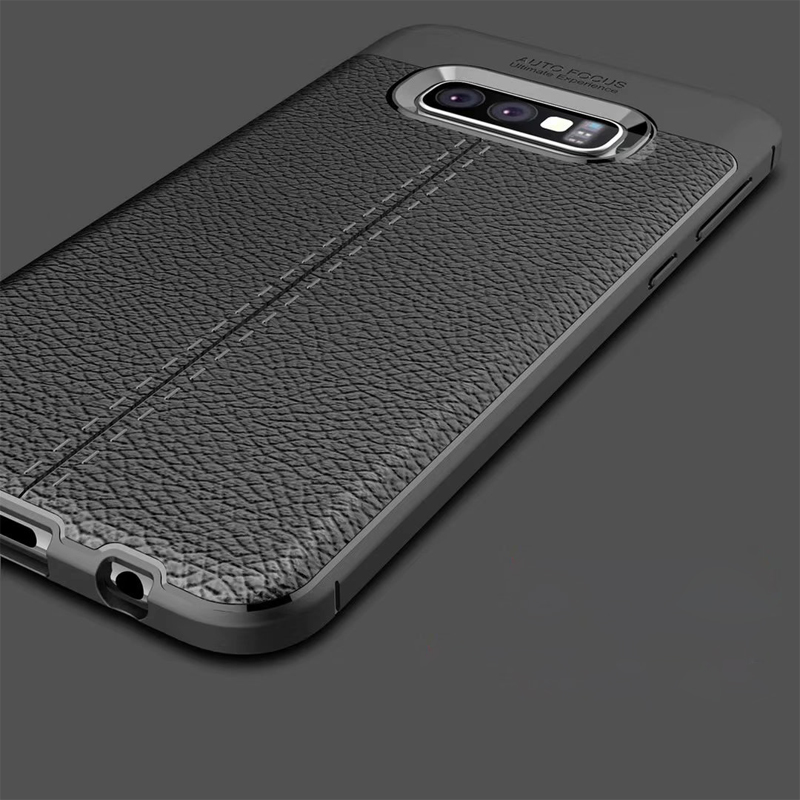 Carbon Fiber Lichee Pattern tpu For Samsung galaxy S10 Lite Soft TPU Case