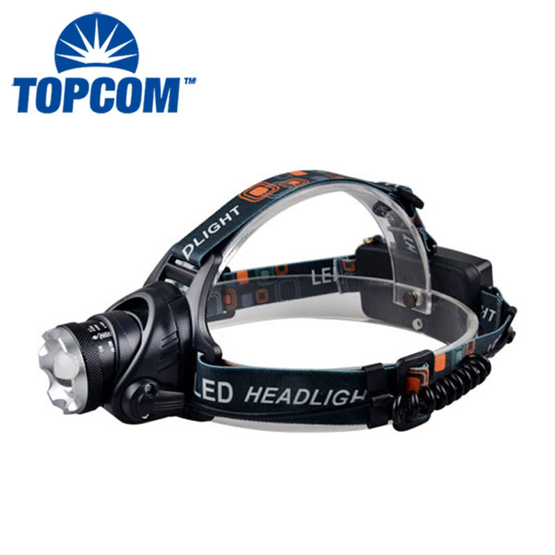 High Power Xml T6 LED Rechargeable Head Light Custom Elastic Bands For Headlamp