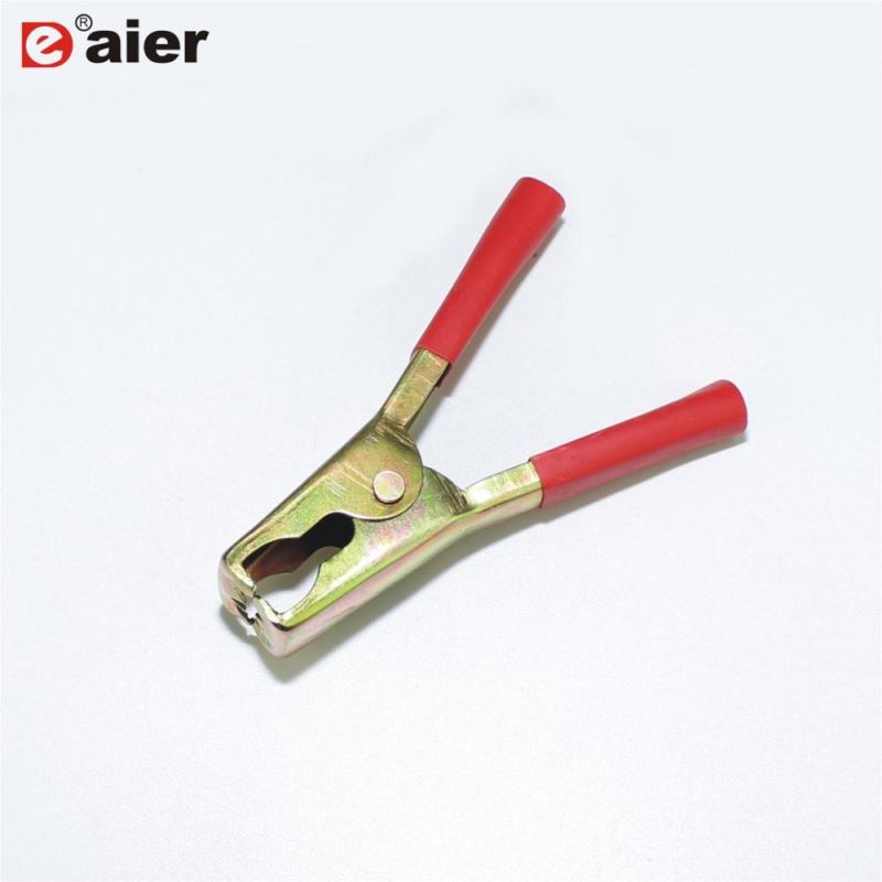 High Quality Electrical Test Clamps Metal Alligator Clamp With Rubber Hands Red Black