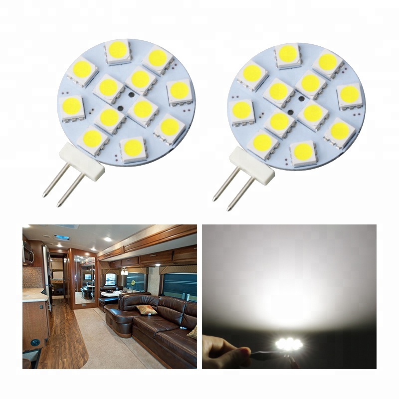 durable 6v 20w G4 12 SMD 5050 color changing led bulb