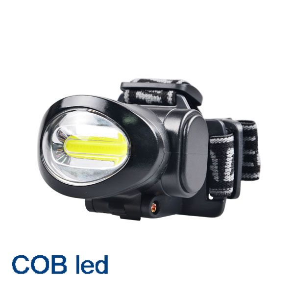 ABS Material Outdoor Bright 3W COB LED Headlamp For Camping