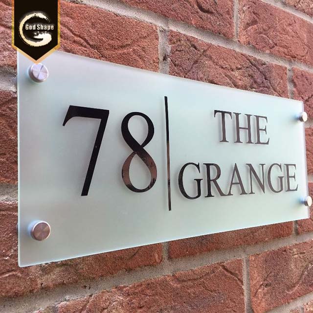 China supplier modern design house sign number sign plate