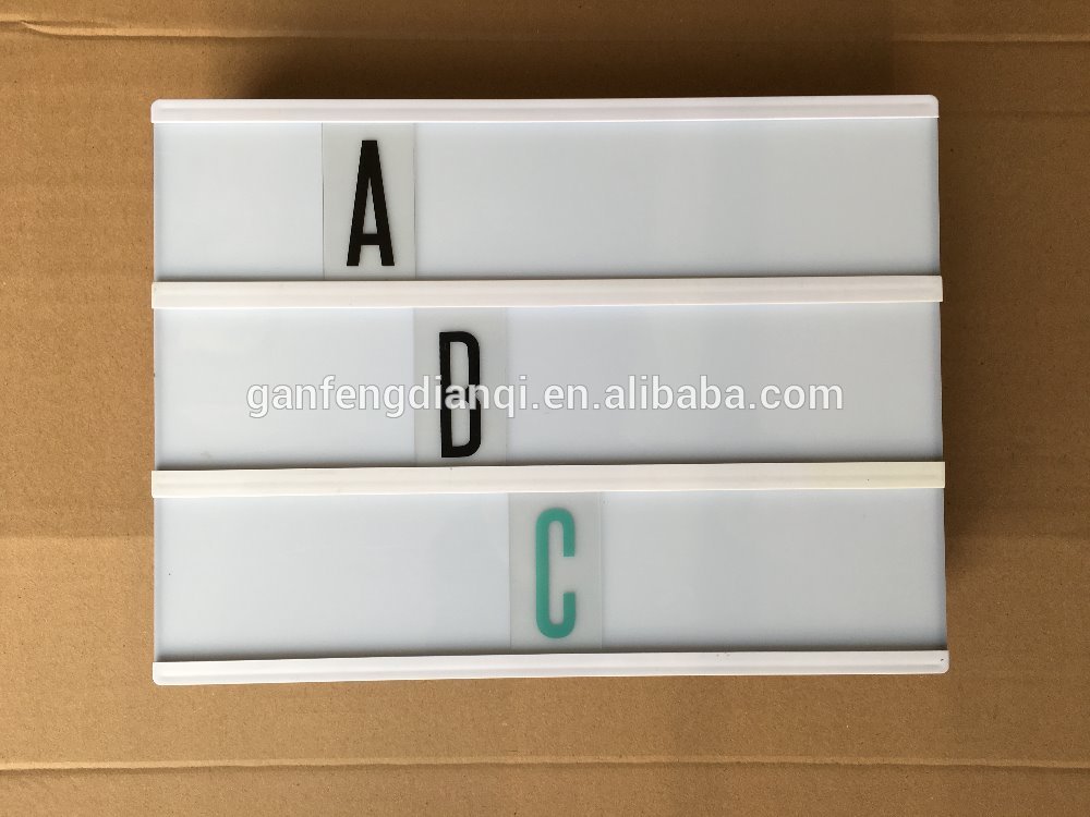 LED box LED light box with Free combination letters