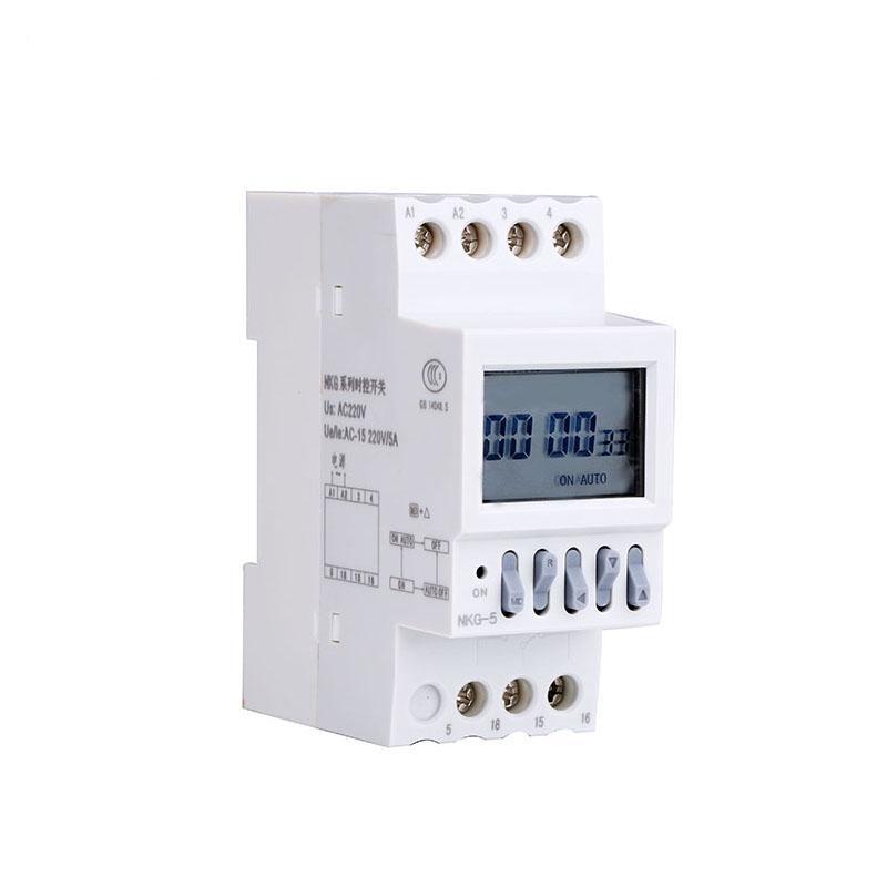 NKG-5 NKG5 Dual Channels Output Digital Microcomputer Time Switch Relay Timer Street Lamp Controller Month Year Cycle Delay