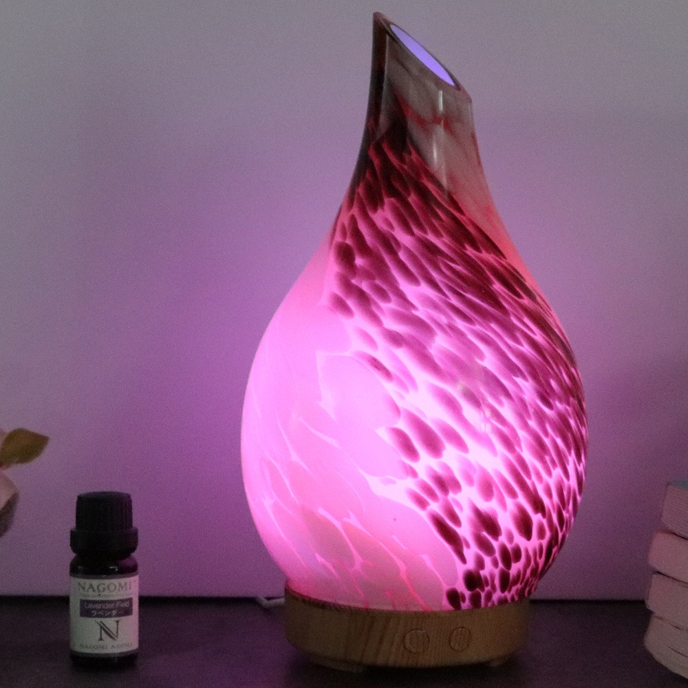 Hidly New Electric Essential Oil Glass Diffuser, 3D Glass Aroma Diffuser, Best Sale 100ml Glass Bottle Diffuser