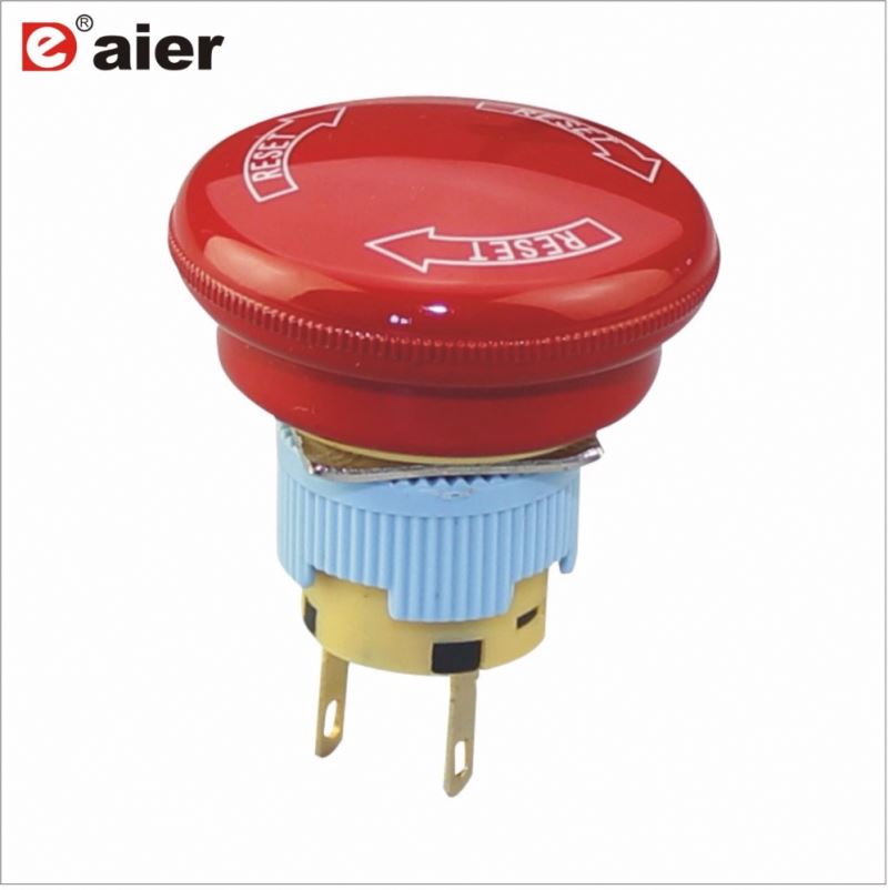 16mm Mushroom IP65 Emergency Pull Switch