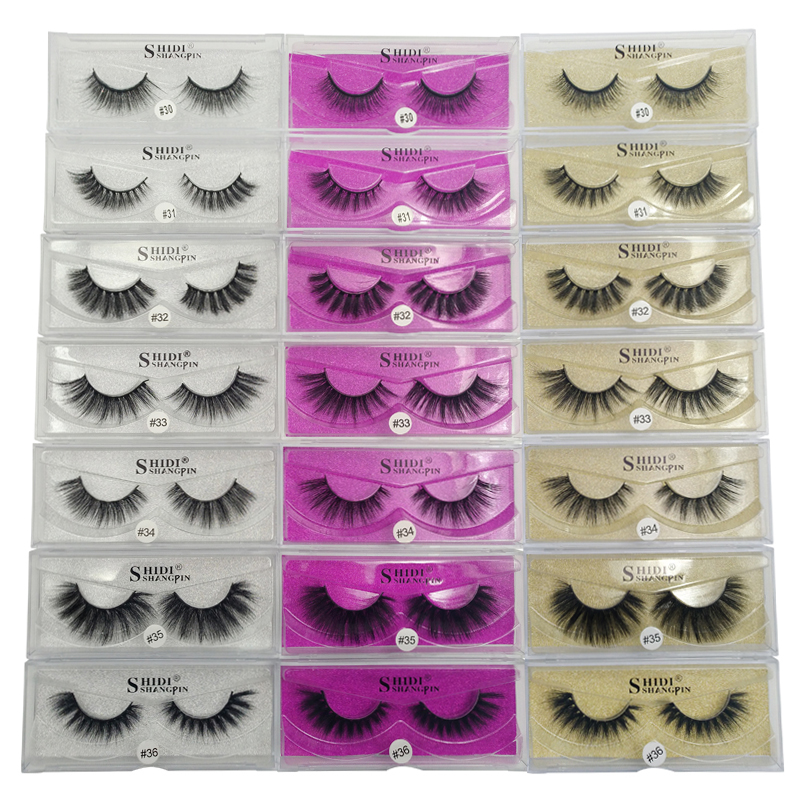 Amazon Hot Sale OEM Eyelash Set 100% 3D Mink Fur False Eyelashes