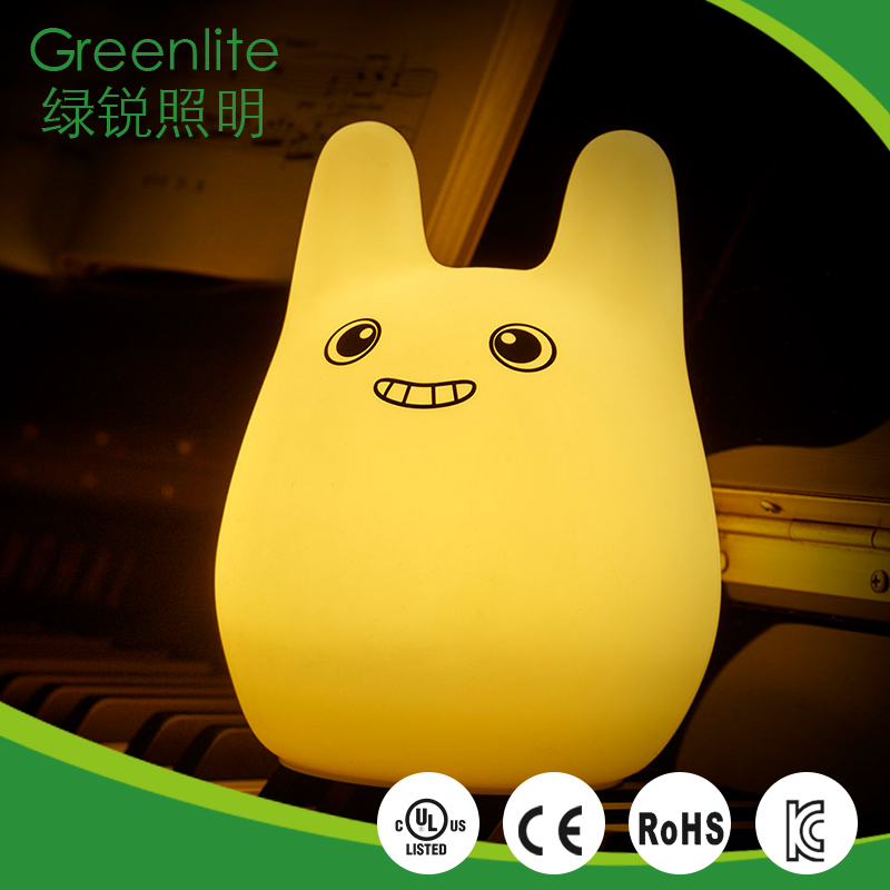 xiamen Greenlite rechargeable writing silicone rabbit table lamp