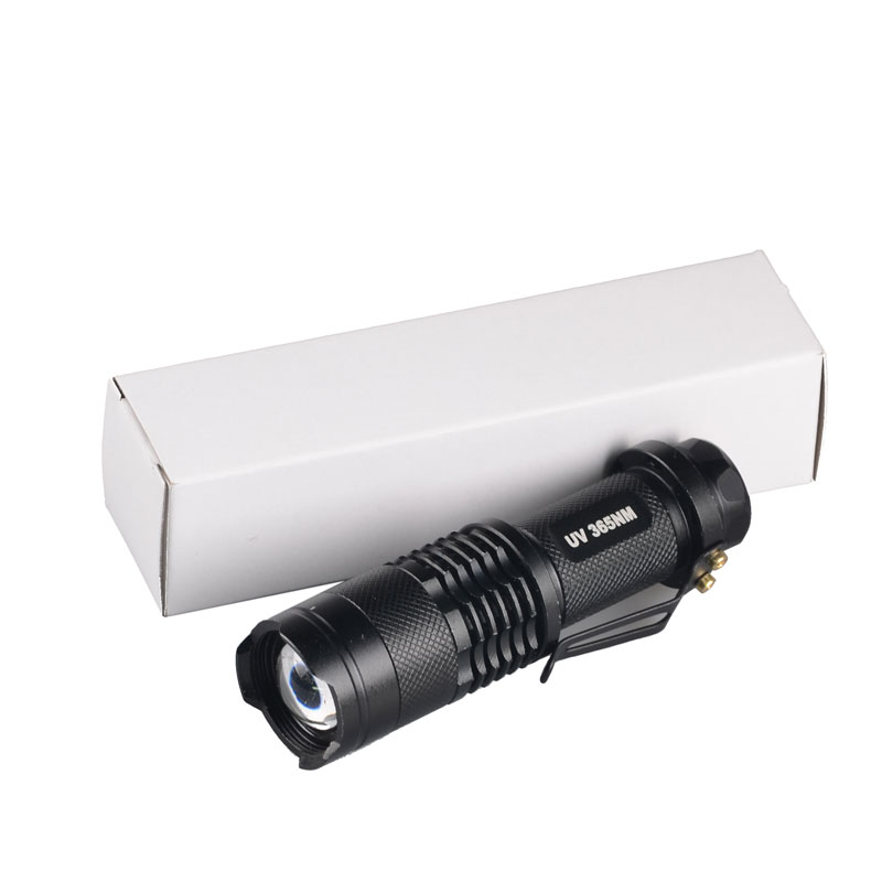 Zoom Focus Beam 3.7V 14500 or AAA Battery Led Torch Searchlight Rechargeable Led Flashlight