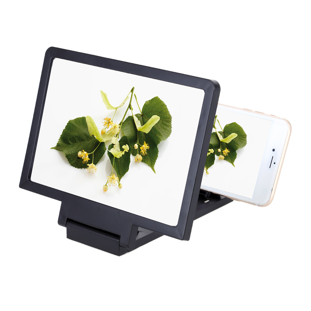 Portable Mobile Phone Screen Magnifier Eyes Protective Display 3D Video Screen Amplifier Folding Enlarged Expander Stand