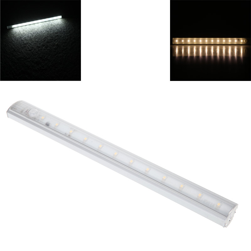 30cm SMD 3528 LED Under Cabinet Light PIR Motion Sensor Lamp Kitchen Wardrobe Cupboard Closet Energy Saving LED Strip