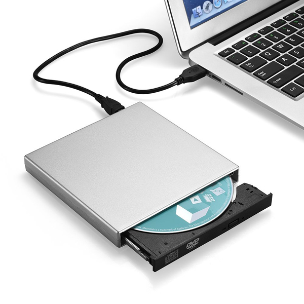 Slim USB3.0 SATA External DVD Enclosure Hard Plastic Case For Laptop Notebook 12.7mm CD-ROM