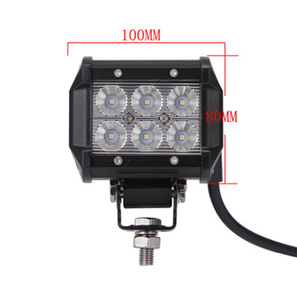 4 18W Spot Beam LED Work Light Pods Off Road Driving Light led Flood Lamp For Truck ATV SUV Boat