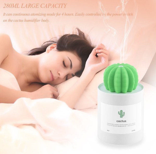 Free Standing Aroma Diffuser, Succulent Artificial Plant Aroma Diffuser, Aroma Oil Diffuser Humidifier Mini USB Portable Aroma