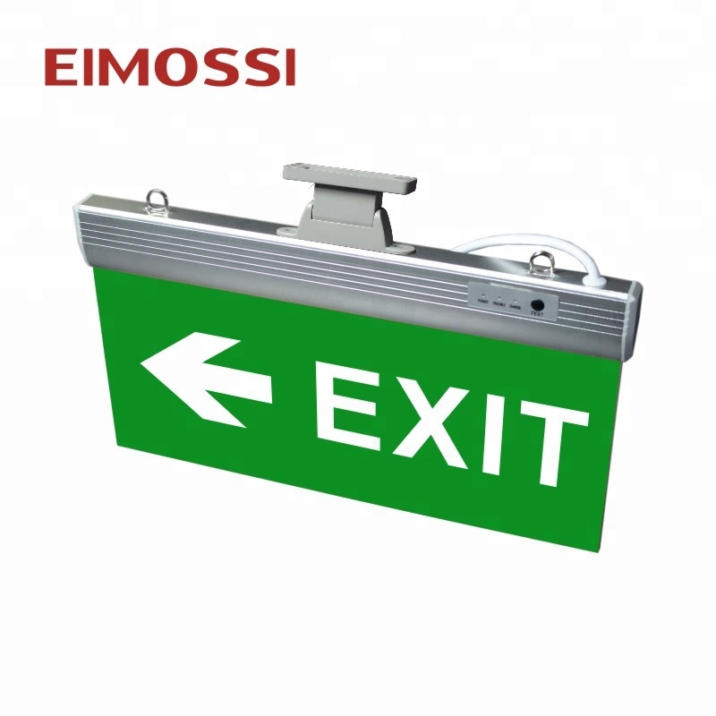 Cheap Price Exit Edge Acrylic Led Sign Design Emergency Light With Rechargeable Battery