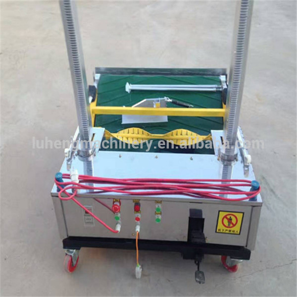 automatic plastering machine/wall rendering machine in Luheng factory