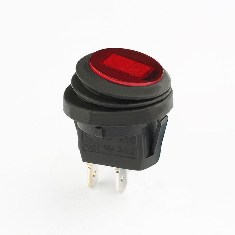 High Quality & Factory Price t85 55 rocker switch dampe voltage 12v rocker switch waterproof round rocker switch