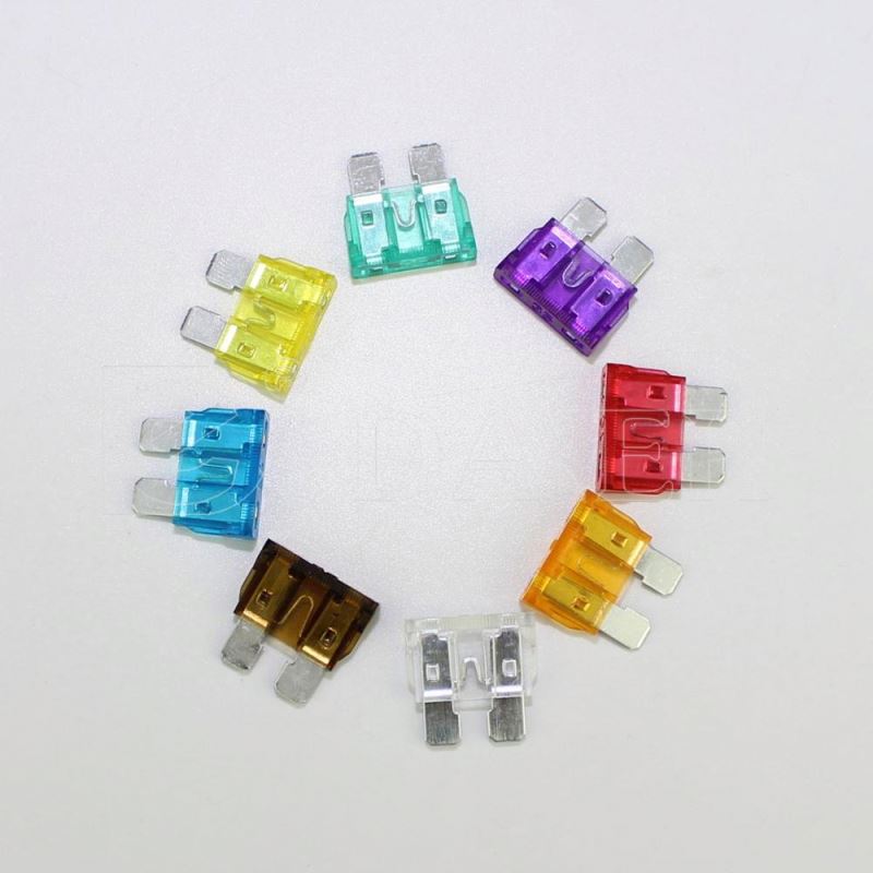 Electrical Colorful 1A~40A 32VDC Metal Blade Automotive Fuse Types