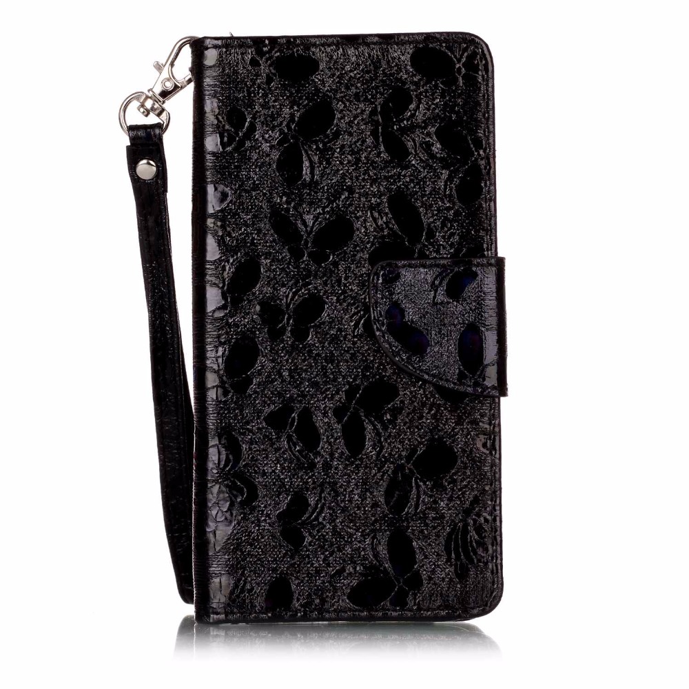 Book Wallet Stand colorful butterfly case for HUAWEI honour 8 leather flip phone case for HUAWEI honour 8