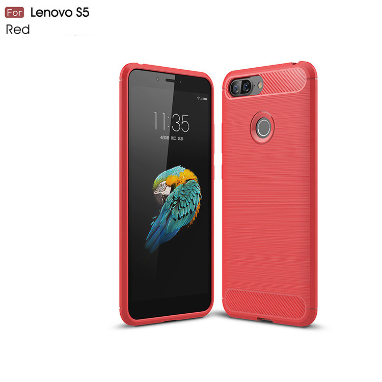 Carbon Fiber Tpu case For Lenov o S5 Soft CF Cover