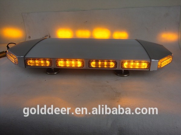 Aluminum Housing LED Mini Strobe Warning Lightbar with Magnet feet (TBD08966-14-4L)