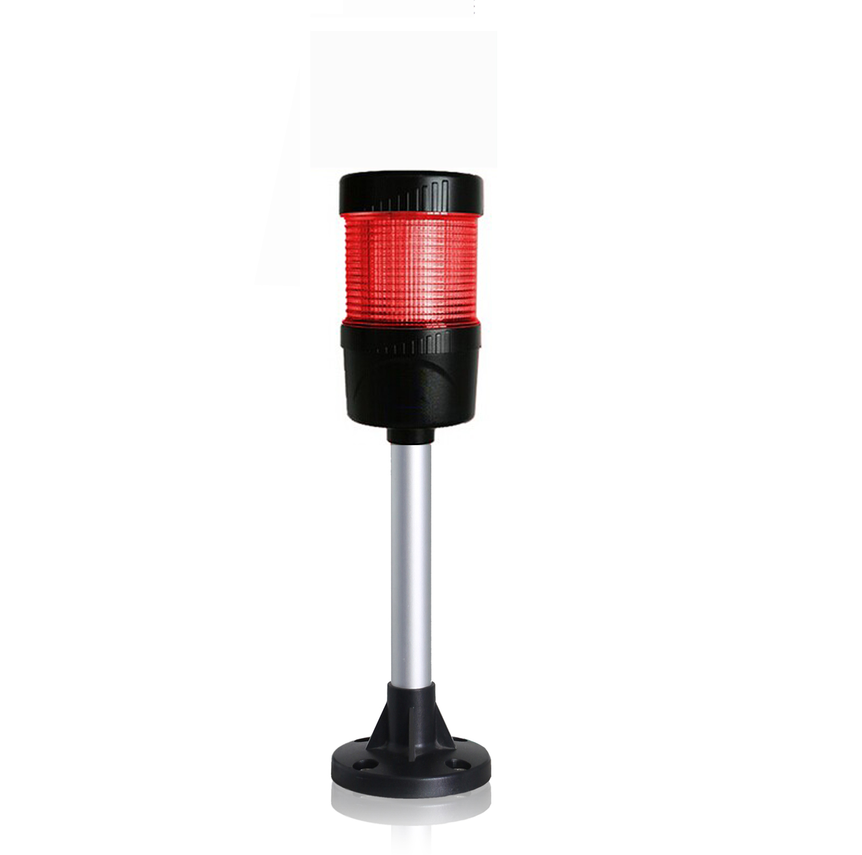 CE Red Color Flash Led Signal warning tower light with Buzzer/Alarm 2 Years Warranty PC