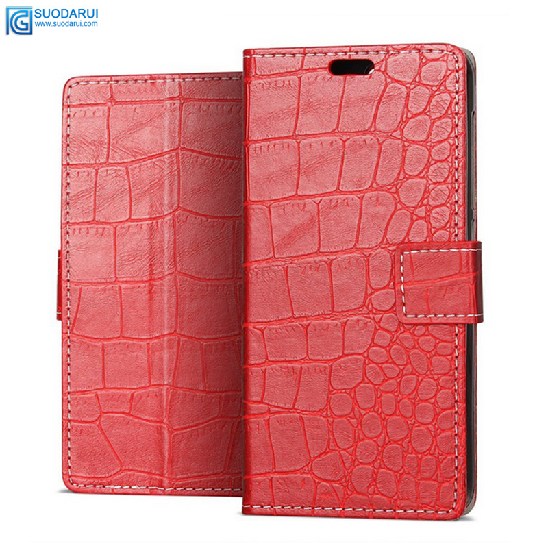 Luxury Crocodile pattern Flip leather case cover for Xiaomi Mi 6 Lite pouch