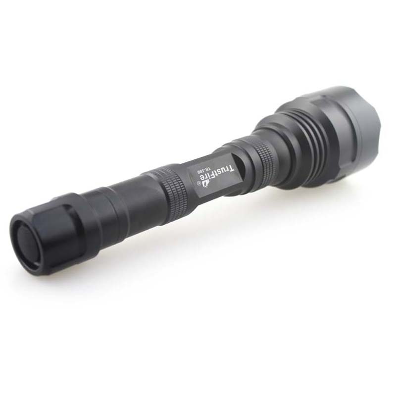 TrustFire TR-500 3xCREE XRE Q5 3-Colors Light (Red/ White /Green)500LM 3-Mode LED Flashlight (2x18650)