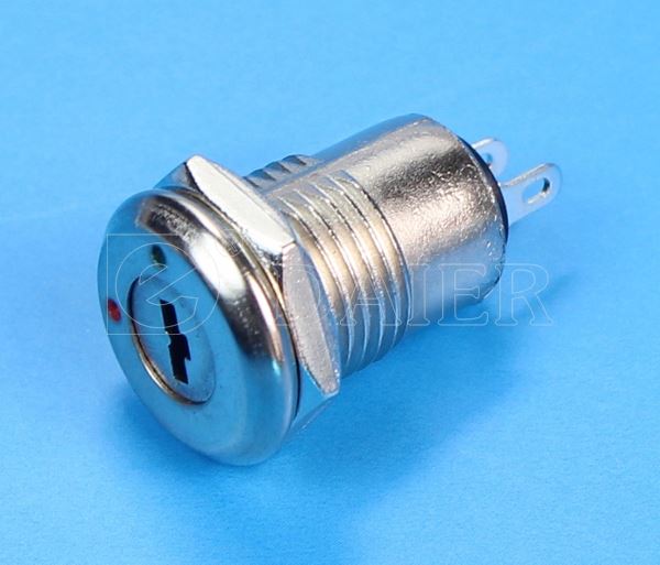 12mm Round 2 Position Metal Key Switch Key