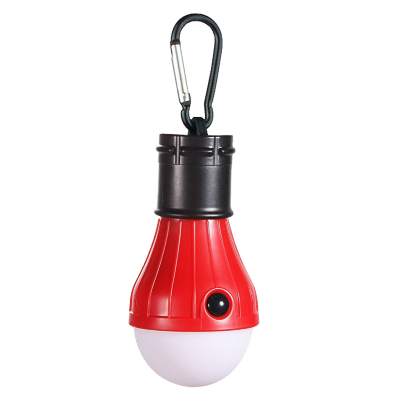 Factory Directly Lamp bulb LED Camp Light with Climbing Button Carabiner